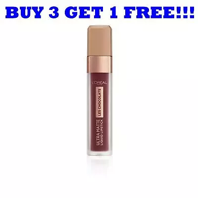 L'Oreal Lipstick Ultra Matte Liquid 868 Cacao Crush 7.6ml • £4.96