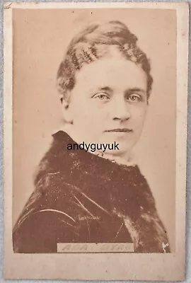 Cdv Rare Irish Actress Ada Dyas Woman In White Wilkie Collins Antique Photo • £12.95