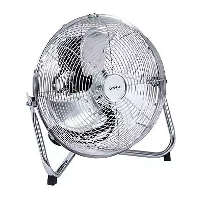 NEW! 12  Chrome High Velocity Industrial 3 Speed Free Standing Large Gym Fan • £22.99