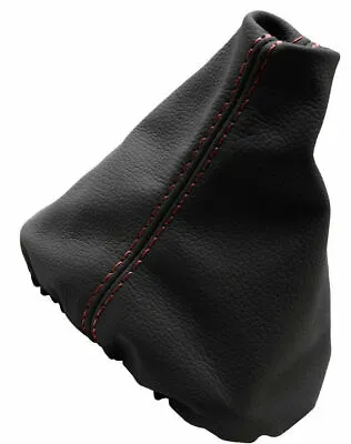 Fits 1991-1998 Jetta Vento Golf MK3 PVC Manual Shift Boot Cover Black Red Stitch • $28.99