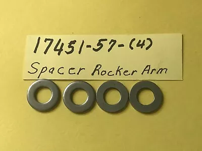 Harley 17451-57 (4) Spacers Rocker Arm Shaft Washer Sportster 1957-1985  • $18.50