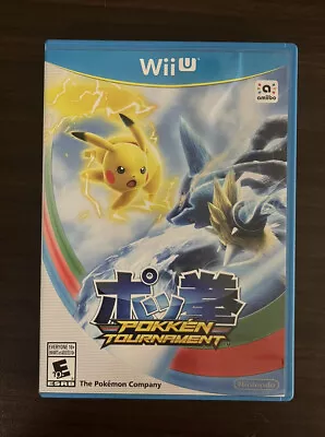 Pokkén Tournament (Nintendo Wii U) W/ Manual - MINT CONDITION DISC • $8.95