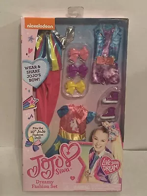 $20.47 • Buy JoJo Siwa  Dreamy Fashion Set 3 Piece Outfit, Shoes And Bowes 2019 Nickelodeon 