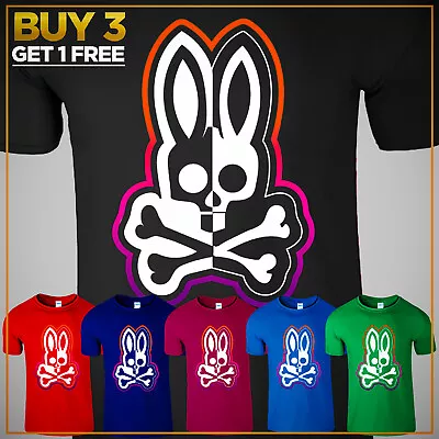 Happy Easter Men's Bone Rabbit T Shirt Funny Cool Sarcastic New Gift Bunny Tee • $17.99