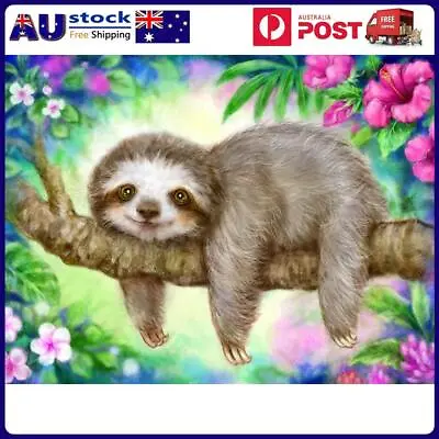 $12.09 • Buy Cartoon Sloth DIY Full Drill Diamond Painting 5D Beaded Art Mosaic Picture