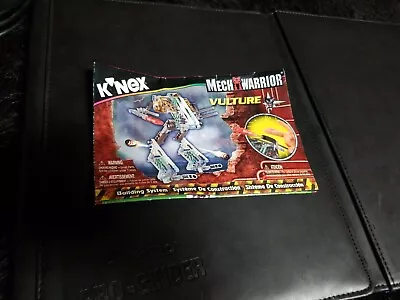 Mechwarrior Vulture Knex Instructions Building System 2002 VTG HTF • $20