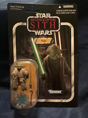 Star Wars TVC Vintage Collection VC20 YODA 3.75  Kenner Revenge Of The Sith NIB • $80