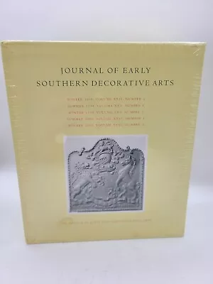 Journal Of Early Southern Decorative Arts NEW 9899 2000 5 Volumes • $39