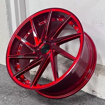 19  Red Swirl Rivets Concave Style Wheels Fits G35 G35x G37x Q60 Q60s • $888.88