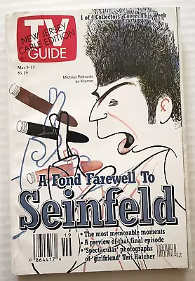 Seinfeld TV Guide Collector’s Edition May 9-15 1998 Farewell Kramer A • $6.98