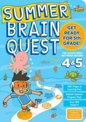 Summer Brain Quest: Between Grades 4 & 5 - 0761189203 Paperback Publishing • $4.47