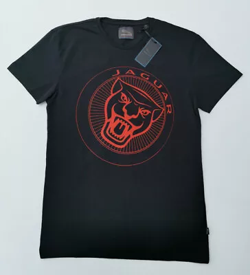 Genuine Jaguar Mens Growler T-Shirt - Black And Red - XSmall -50JMGROWTEER • £15.99