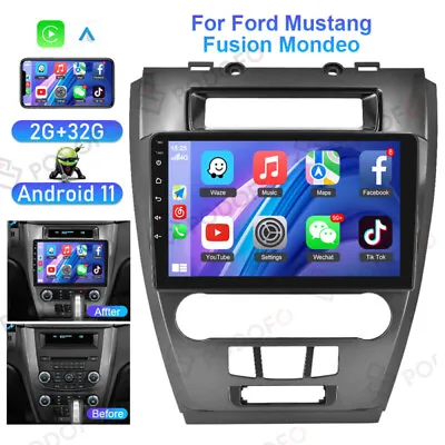 32GB For Ford Mustang/ Mondeo 2009-12 Android 11 Apple Carplay Car Stereo Radio • $159.99