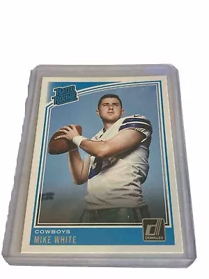 Mike White 2018 Panini Donruss Rated Rookie (rc) #335 Nfl Qb • $2