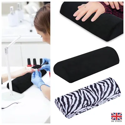 Nail Art Beauty Hand Holder Soft Cushion Pillow Nail Arm Rest Manicure Pad UK • £6.49