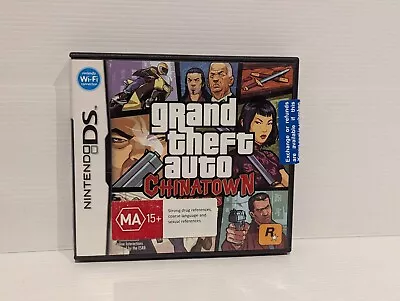 GTA Grand Theft Auto Chinatown Wars NINTENDO DS AUS PAL Complete - VGC Free Post • $74.95