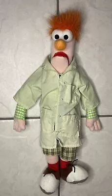 Disney Store Stamped The Muppets Beaker Soft Toy Plush Lab Coat 16  Scientist • $40