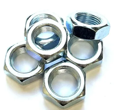 3/4-16 Unf Thin Hex Jam Nut - Zinc Coated - Steel - 6 Pieces • $7.45