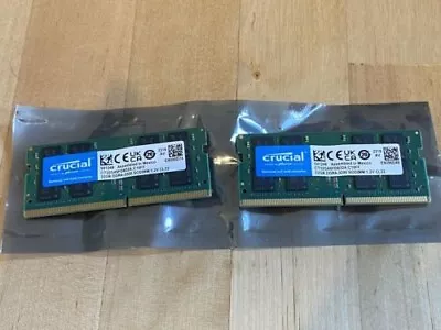 Crucial 64GB (2 X 32GB) Laptop RAM PC4-25600 (DDR4-3200) Memory (CT32G4SFD832A) • £28