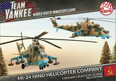 Team Yankee MI24 Hind Helicopter Company By Battlefront TSBX04 • $36