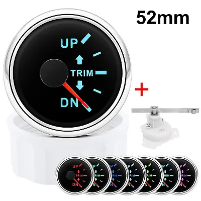 52mm Boat Rudder Angle Gauge Meter Marine Indicator 0-190ohms With Mating Sensor • $36.80