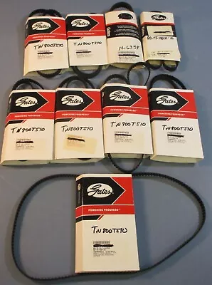 (Lot Of 9) Gates T5-800-10 V-Notch Timing Belt T5x800 800mm L 5mm Pitch 10mm W • $99.99