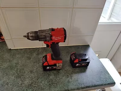 Milwaukee M18FPD2 Percussion Combi Drill With 2x Batteries And Rapid Charger  • £165