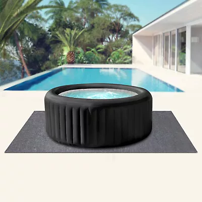 99x74  Inch Extra Large Hot Tub Pad Outdoor Indoor Ground Inflatable Hot Tub Mat • $34.20