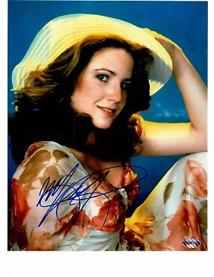 Melissa Gilbert House Prairie Actress Signed 8 X 10 Photo COA TTM Seal 23G01178 • $97.50