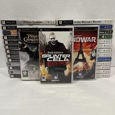 29 X PSP PlayStation Portable Games Bargain Bulk Bundle Collection Reseller Lot • $199.95