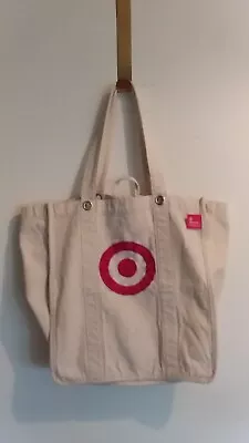 New (Other)Target Heavy Duty Canvas Shopping Bag - Heavyweight Cotton Tote Bag  • $39