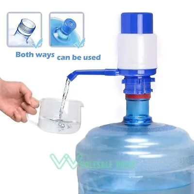 5 Gallon Drinking Water Jug Bottle Pump Manual Dispenser Home Office School NEW • $9.49