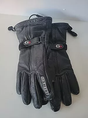 Gerbing G3 12V Heated Leather Motorcycle Gloves Used Black Good Condition • $30