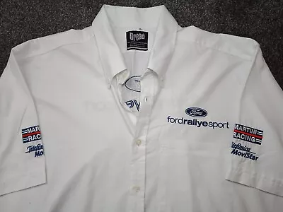 Vintage Ford Focus Rallye M-Sport Shirt Martini Racing McRae Sainz WRC RS Escort • £89.99