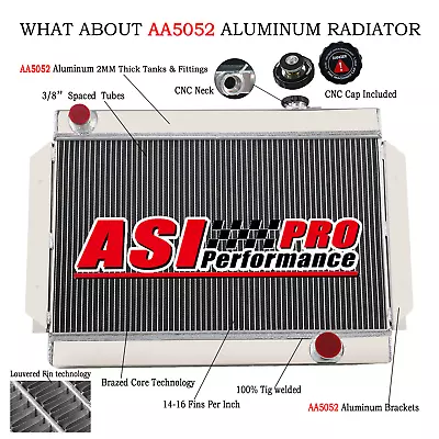$199 • Buy 3 Row Radiator Fit Holden HG HT HK HQ HJ HX HZ LC LJ LH Torana Chevy V8 6cyl MT