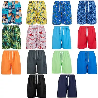 Mens Swim Trunks 3 Pockets Cargo Swimming Shorts Beach Suit Board Bathing Suit • $16.99