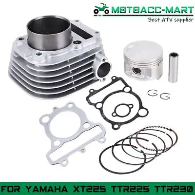 70mm Cylinder Piston Top End Rings Head Kit For Yamaha XT225 TTR225 TTR230 05-16 • $52.95