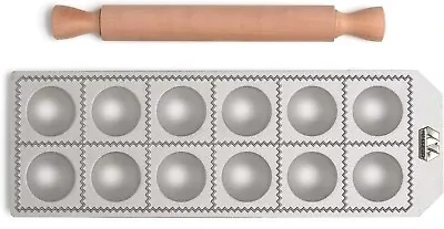 NEW ~ Marcato Ravioli Maker Mould Makes 1-Dozen 2-Inch Round Raviolis • $29.99