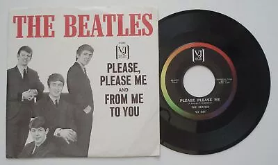 BEATLES Please Please Me / From Me To You VEE JAY VJ 581 Original PS 45 • $249.95
