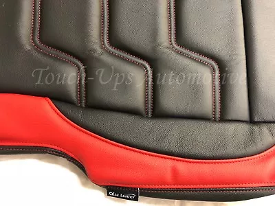 2015-2020 Ford F-150 XLT SuperCrew ALEA Black Red Leather Seat Covers Custom • $979