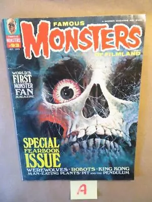 Famous Monsters Of Filmland Magazine 93 Special Fearbook Issue Skull (a) • $19.55