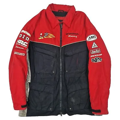 Honda Racing Vintage Spellout Padded Jacket Men's XL • £100