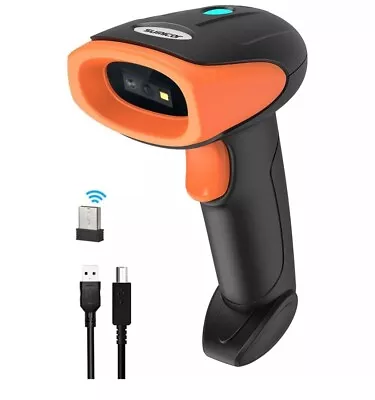 Sumicor QR Code Scanner Wireless 2D Barcode Scanner Data Matrix PDF417 UPC Hand • $22.99