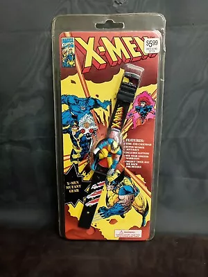 Marvel Comics X-Men Wolverine Mutant Gear 3D LCD Flip Up Watch 1994 90s Cartoon • $33.30