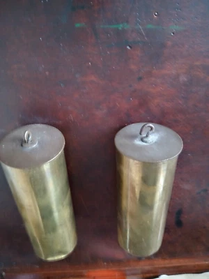 Pair Vienna Wall Clock Weights • £20