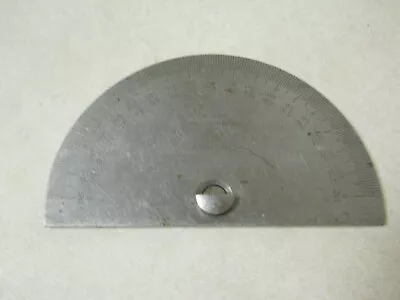 VTG. STARRETT NO. 193 STEEL PROTRACTOR Metalworking & Manufacturing Machinist • $49.95