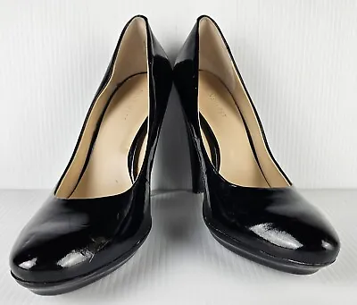 Nine West High Heels Black Patent Pumps Women's Size 9M • $29.90