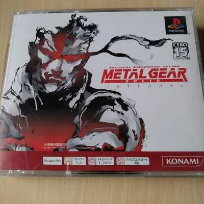Metal Gear Solid Integral Best PS1 Konami Sony Playstation From Japan • $37.79