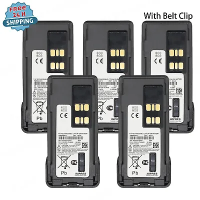 5x IMPRES Battery PMNN4412 For Motorola PMNN4491 P6601i P6620i SRX2200 GP328D+ • $365.45