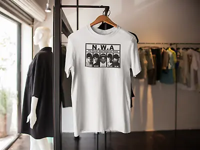 Nwa Worlds Most Dangerous Group Mens T-shirt Dr Dre Ice Cube Mc Ren Eazy E Yella • £9.99
